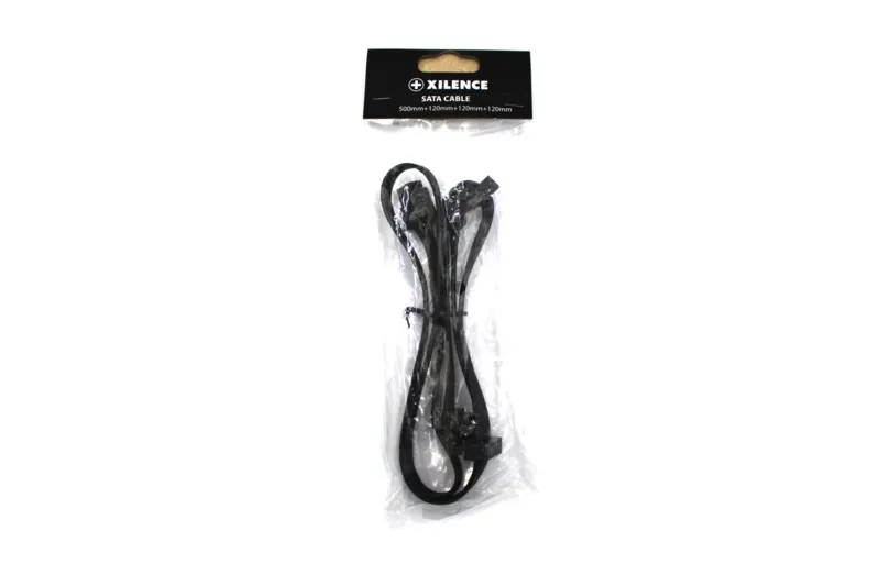 Xilence SATA Cable x4 for Modular Power supply, compatible with all modular PSU X series and  A+III series (MR9 / MR11)
