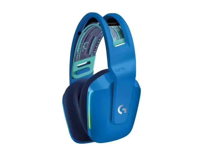 Headset Logitech Gaming G733 LIGHTSPEED Wireless RGB, Blue