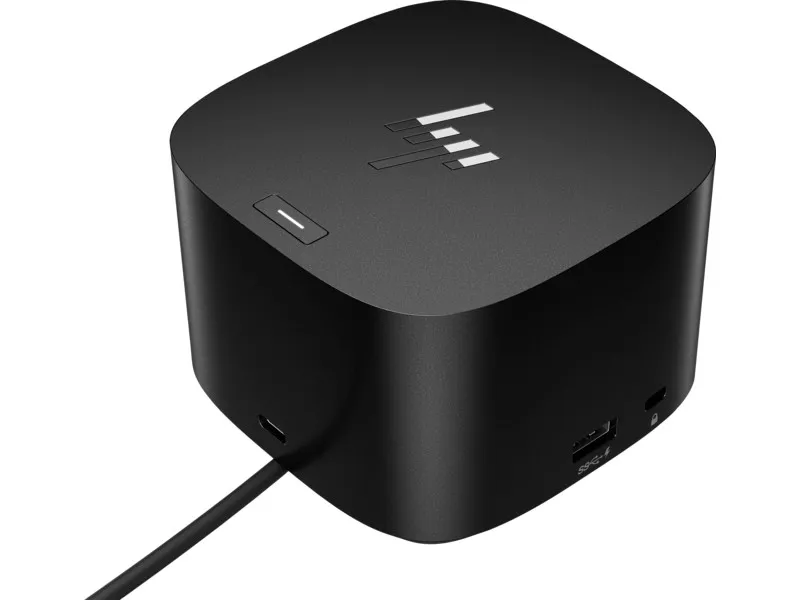 HP Thunderbolt Dock 120W G4- Universal docking with 1 x USB-C 3.2 G2 (Data Only), 4 x USB-A 3.2 G1, 2 x DP, 1 x RJ45, 1 x HDMI, 1 x TB4, 1 x USB-C DP alt mode port, support up to four 4K Displays, Up to 100W power, 0.76 kg.