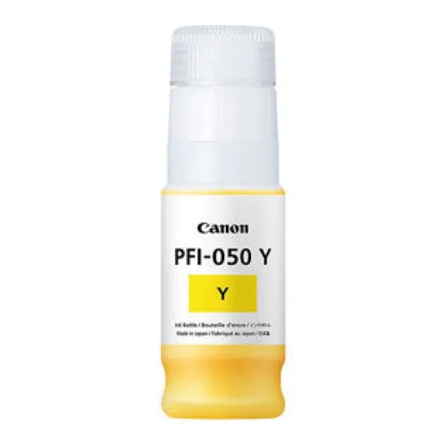 Ink Bottle Canon PFI-050Y, Yellow (5701C001), 70ml for Canon TC-20/20M
