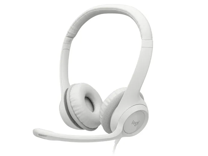 Casti Logitech USB H390, White