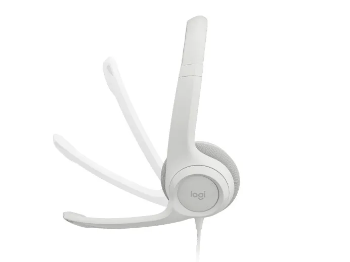 Casti Logitech USB H390, White