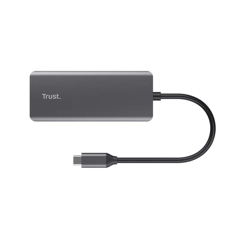 Adaptor Multiport Trust Dalyx/ USB-C/ 2xUSB-A/ 2xUSB-C/ HDMI/ RJ45/ SD