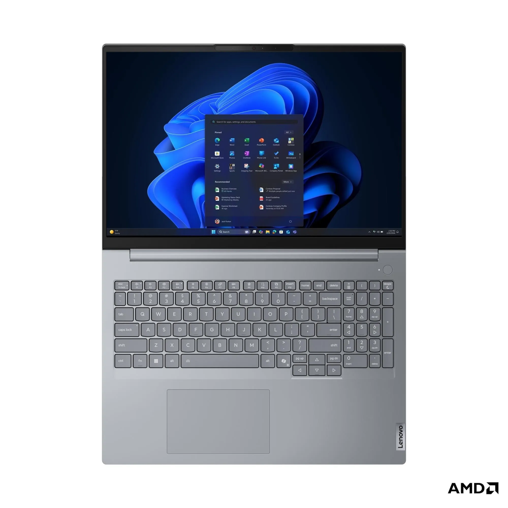Laptop 16” Lenovo ThinkBook 16 G9 AHP/ WUXGA/ AMD Ryzen 7 250/ 32GB / 512GB SSD/ Arctic Grey