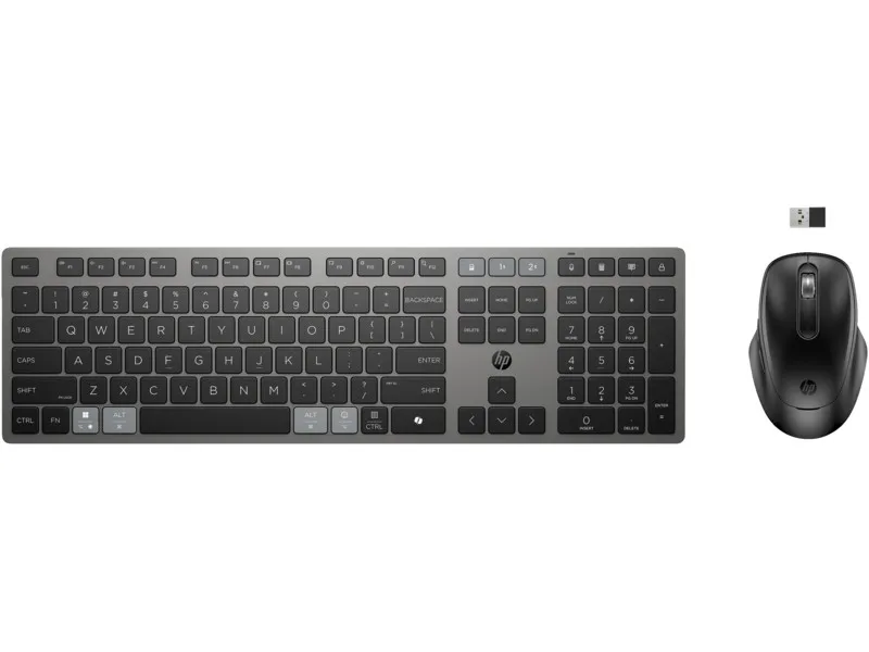 Tastatura si mouse Multi-Device Wireless reincarcabil HP 725