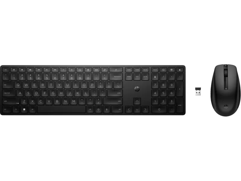 Tastatura si mouse Wireless HP 655, Black