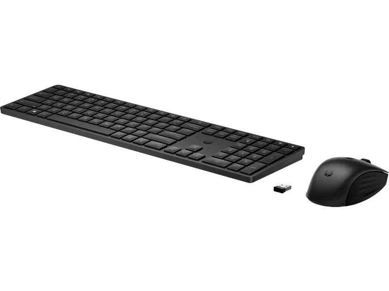 Tastatura si mouse Wireless HP 655, Black