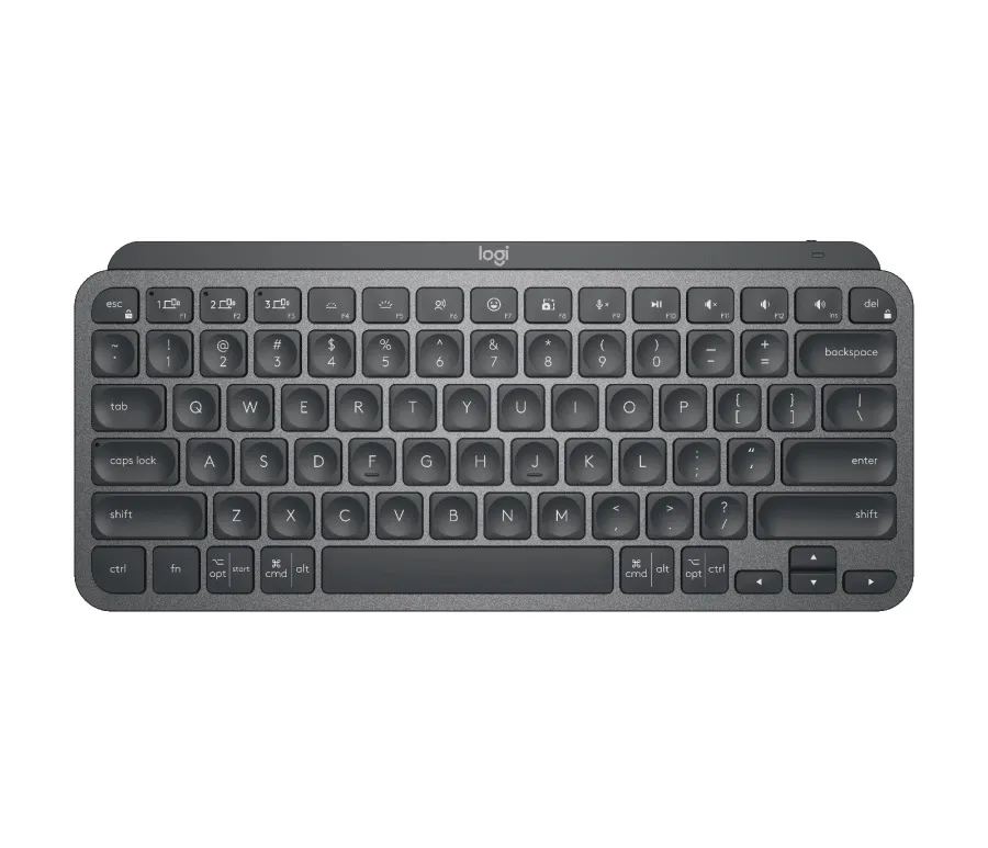 Tastatura minimalista Wireless cu iluminare Logitech MX Keys, Graphite