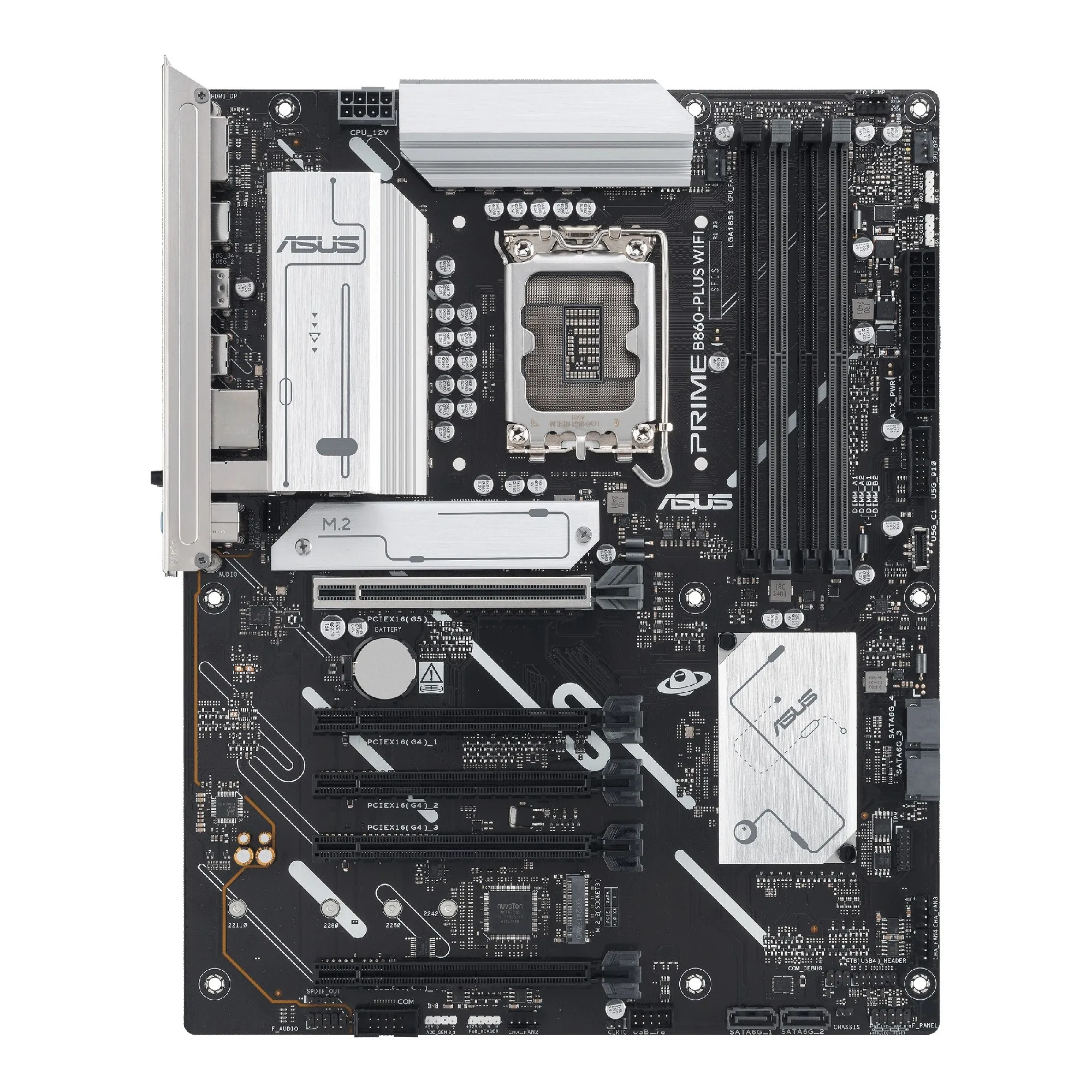 Placa de baza ASUS B860 GAMING PLUS WIFI/ 1851/ Intel B860/ DDR5 / ATX