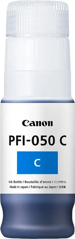 Ink Bottle Canon PFI-050C, Cyan (5699C001), 70ml for Canon TC-20/20M