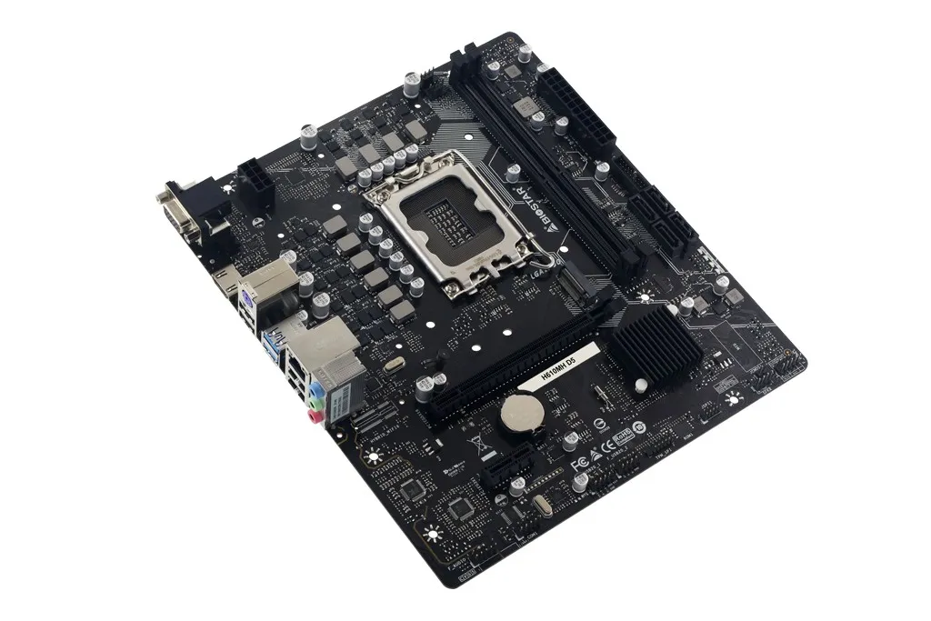 Placa de baza BIOSTAR H610MH D5 / Socket 1700 / Intel H610 / DDR5 / mATX