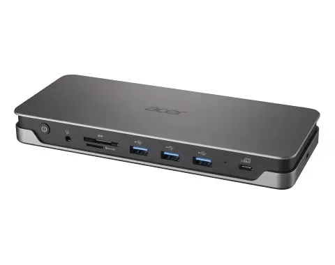 Docking Station Acer ADK230/ 2x HDMI/ 1x DP/  2x USB-C 3.2 gen 1/ 3xUSB-A 3.2 gen1 / RJ-45/ SD Card Reader/ 100W