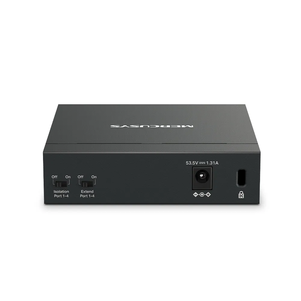 Switch MERCUSYS MS105GP / 5 port / Gigabit / RJ45 / PoE / metal case