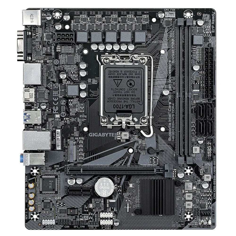 Paca de baza GIGABYTE H610M S2H V3 DDR4 / 1700 / H610 / DDR4 / mATX