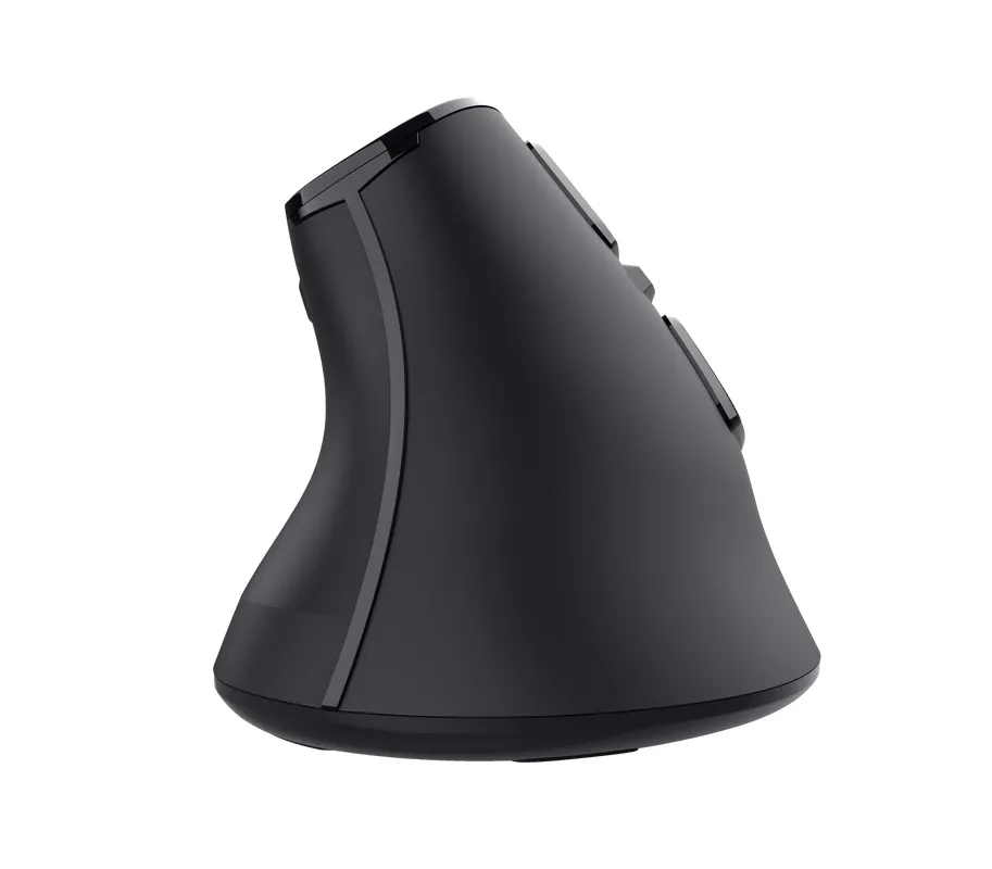 Mouse ergonomic reоncarcabil fara fir Trust VOXX / 2.4GHz/ Bluetooth/ Black