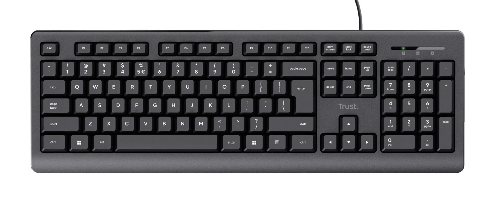 Tastatura Trust Primo, USB, Black
