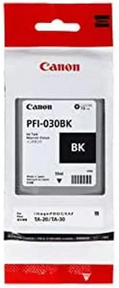 Ink Cartridge Canon PFI-030 Black, black, 55ml for TM240,TM340.