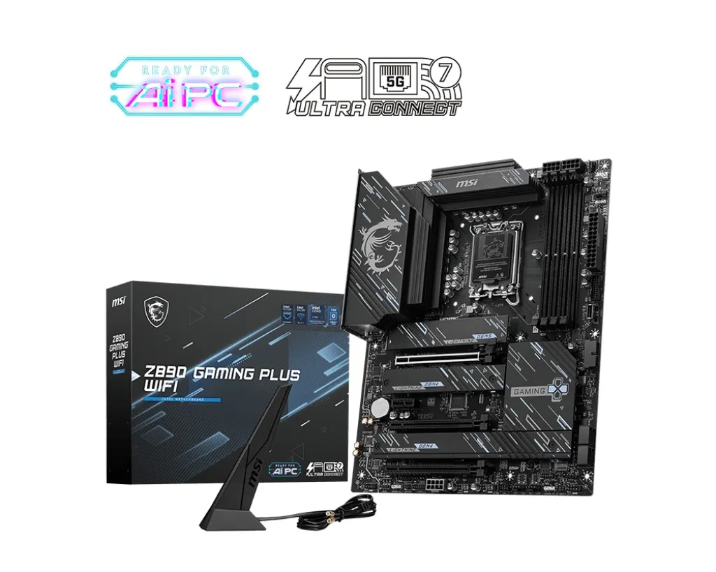 Placa de baza MSI Z890 GAMING PLUS WIFI/ 1851/ Z890/ DDR5 / ATX