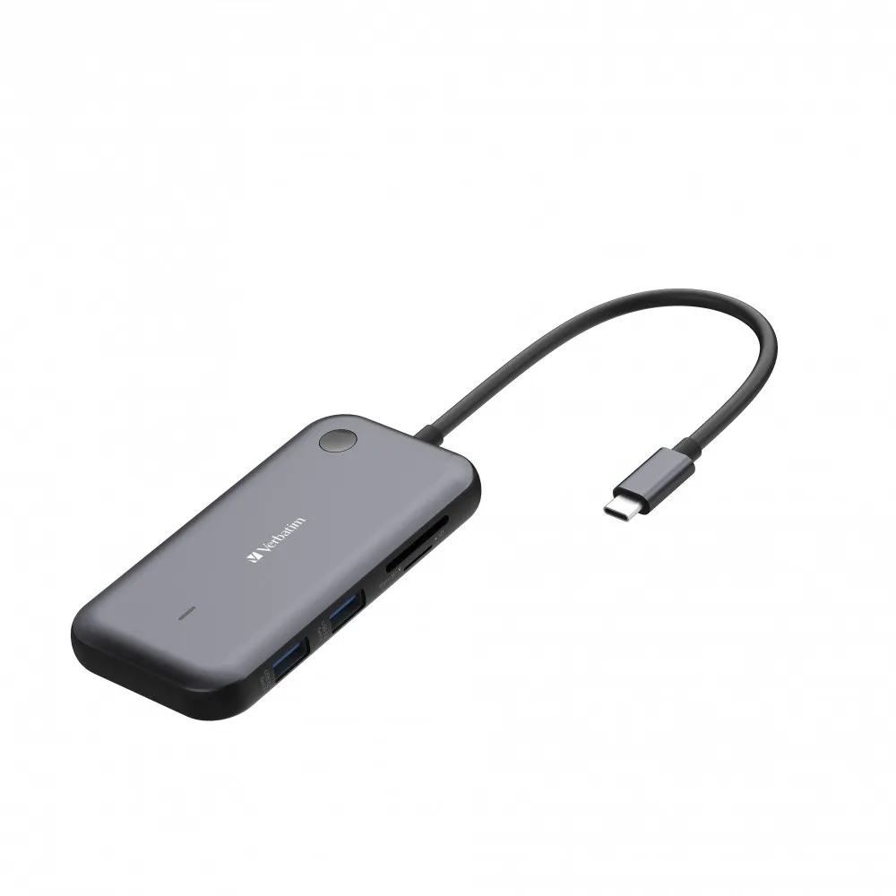 Adaptor Display Wireless USB-C Verbatim ”Share My Screen 1080p” cu splitter WDA-01