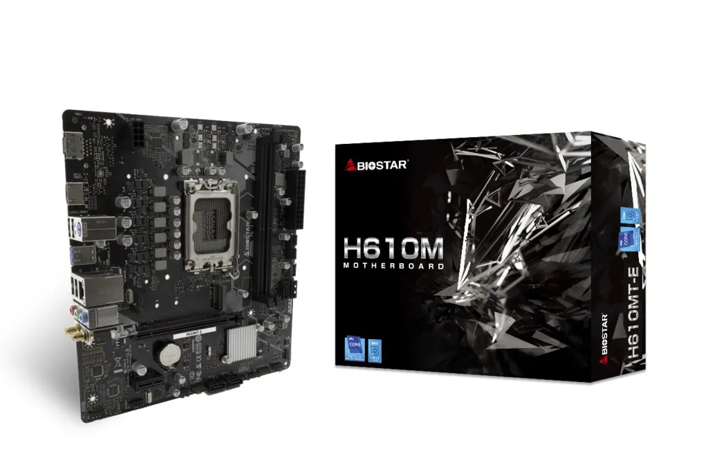 Paca de baza BIOSTAR H610MT-E / Socket 1700 / Intel H610 / mATX