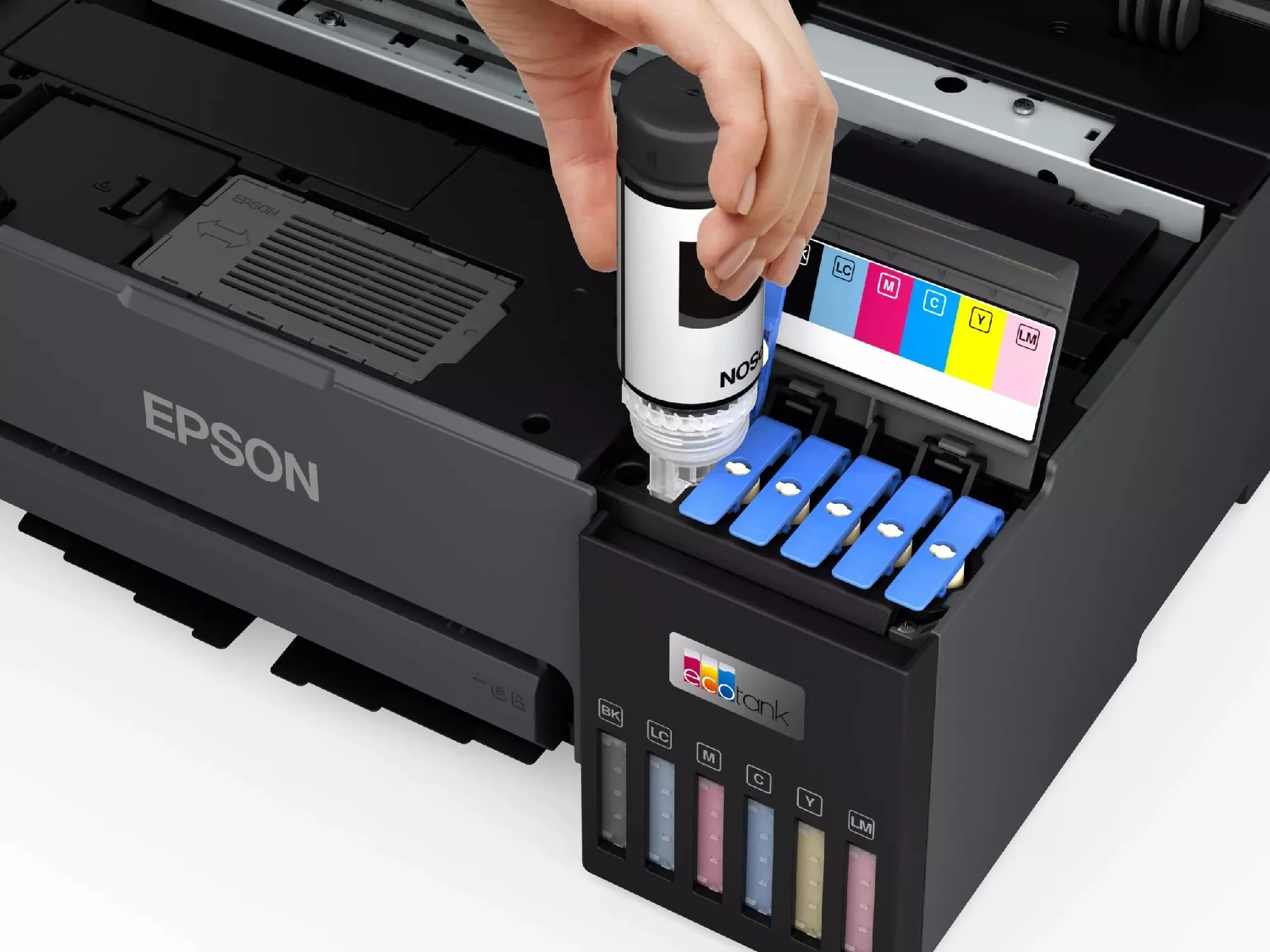 Imprimanta cu CISS Epson Eco Tank L8050 / 6-ink / A4 / Wi-Fi / CD/DVD print / Black