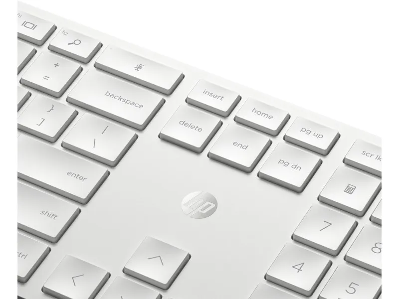 Tastatura si mouse Wireless HP 650, White