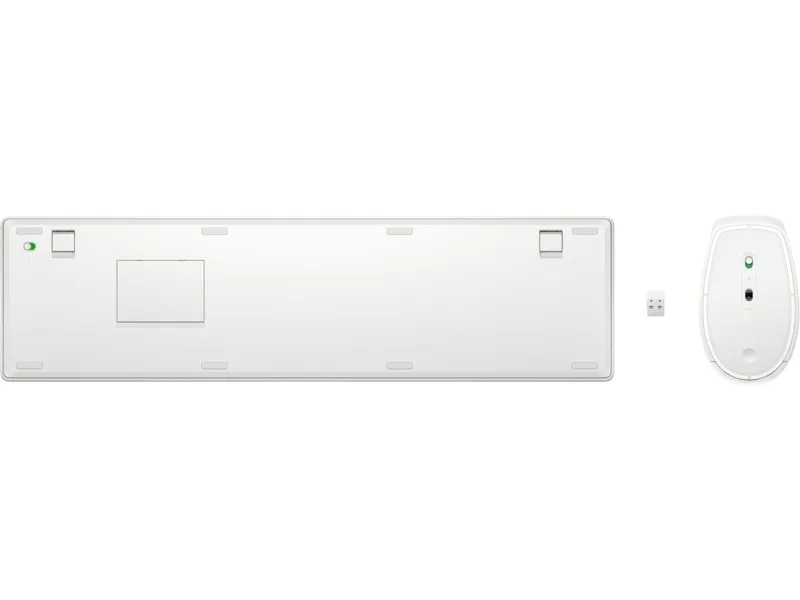 Tastatura si mouse Wireless HP 650, White