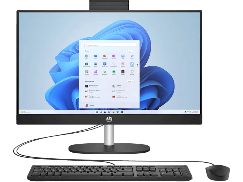 All-in-One PC 27.0” HP 27-cr1005ci / Intel Core Ultra 7 155U / 16GB / 512GB SSD / Jet Black