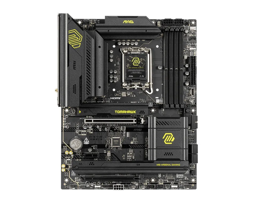 Placa de baza MSI MAG B860 TOMAHAWK WIFI/ 1851/ Intel B860/ DDR5 / ATX