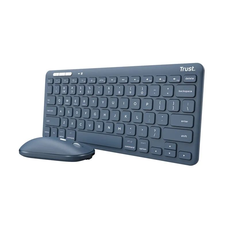 Wireless Tastatura si mouseTrust  Lyra Multi-Device / BT5.0 / Blue