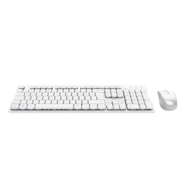 Tastatura si Mouse WirelessTrust ODY II / White