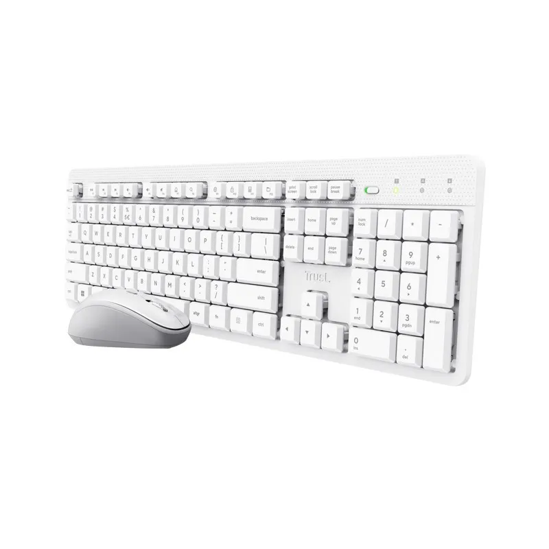 Tastatura si Mouse WirelessTrust ODY II / White