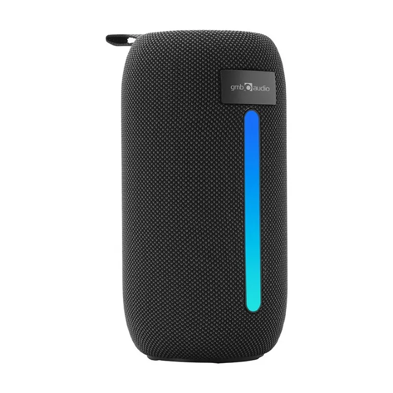 Boxa portabila Gembird SPK-BT-LED-07/ 5W / Bluetooth / microSD / USB / 1500 mAh