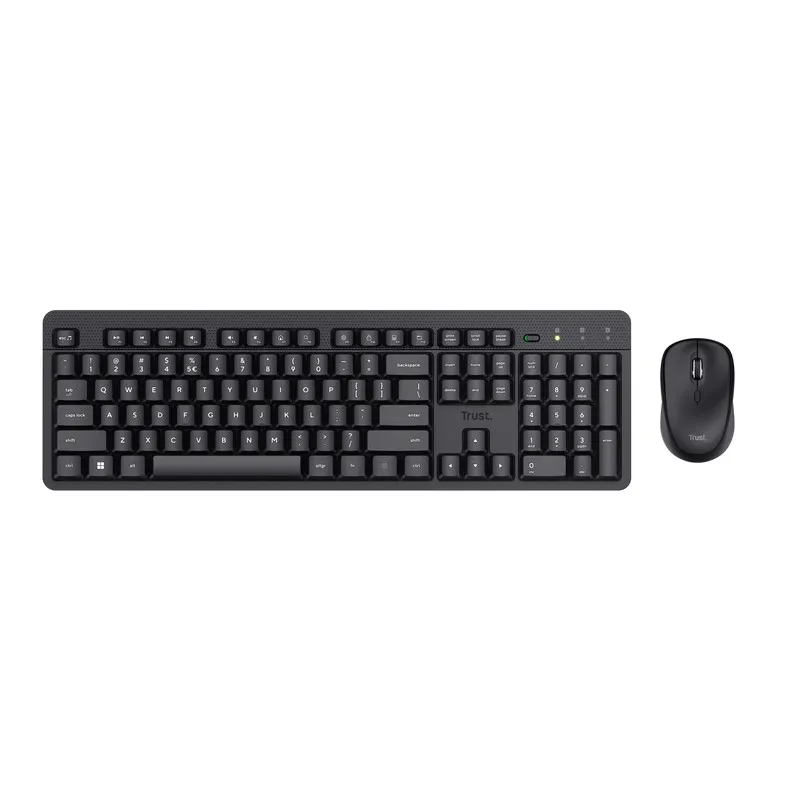 Tastatura si mouse WirelessTrust ODY II / Black