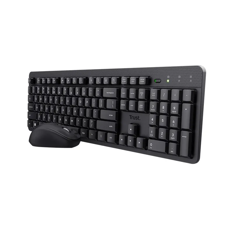 Tastatura si mouse WirelessTrust ODY II / Black
