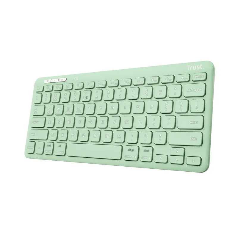 Tastatura Wireless Compacta Trust  Lyra / BT5.0 / Green