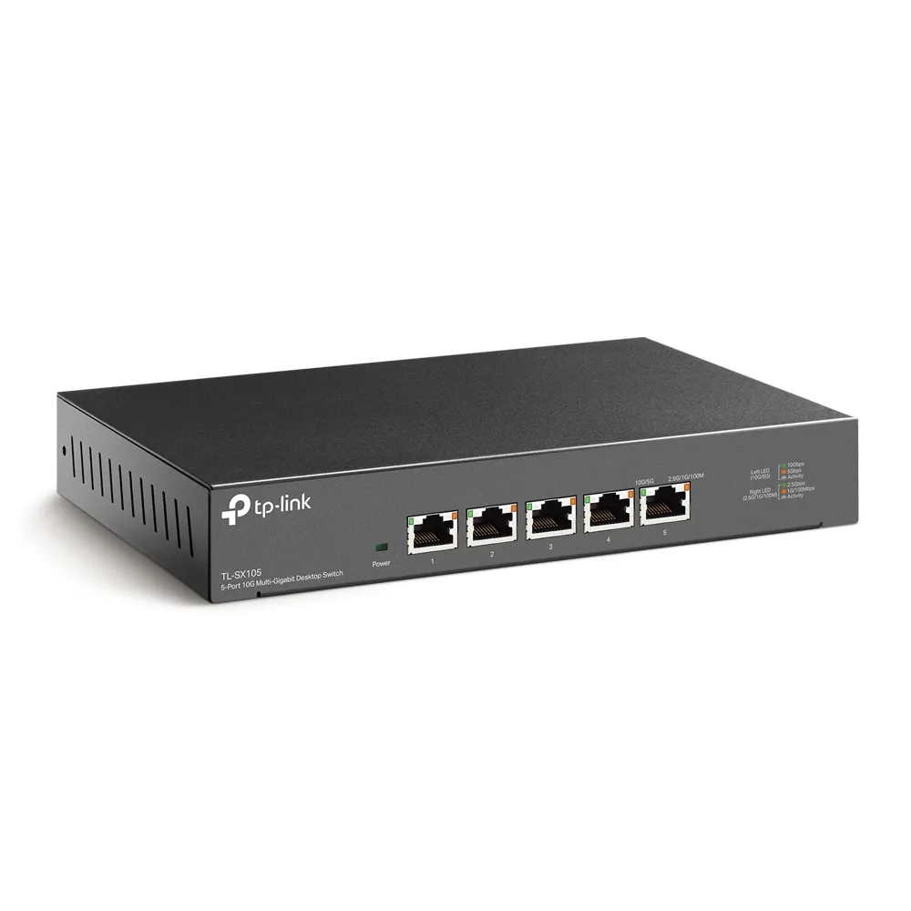 Switch TP-LINK TL-SX105/ 5 port /10Gigabit / RJ45 / steel case