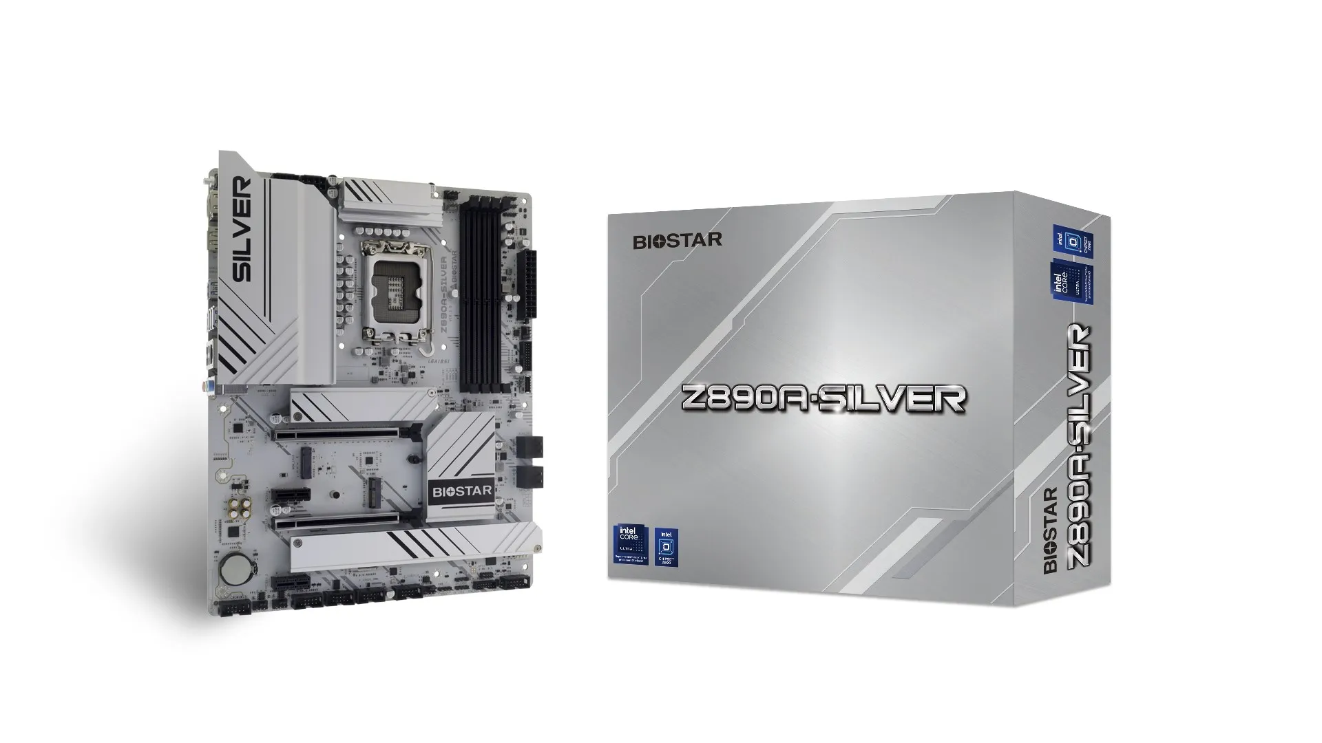 Placa de baza BIOSTAR Z890A-SILVER/ 1851/ Z890/ DDR5 / ATX
