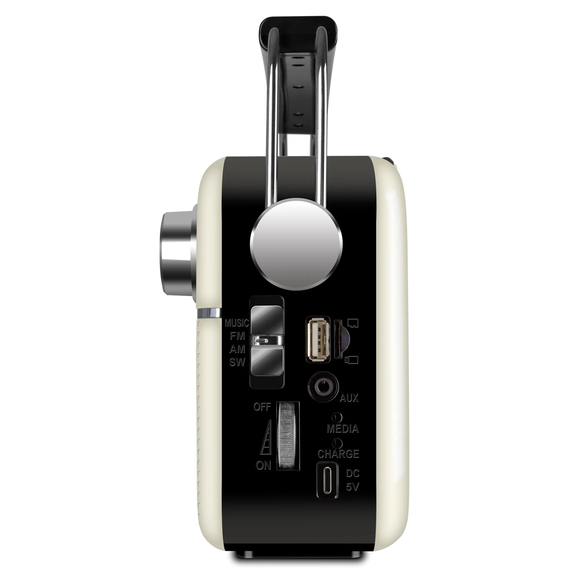 Boxa portabila SVEN SRP-505, White / 3W / Bluetooth / FM/AM/SW Radio / USB / microSD