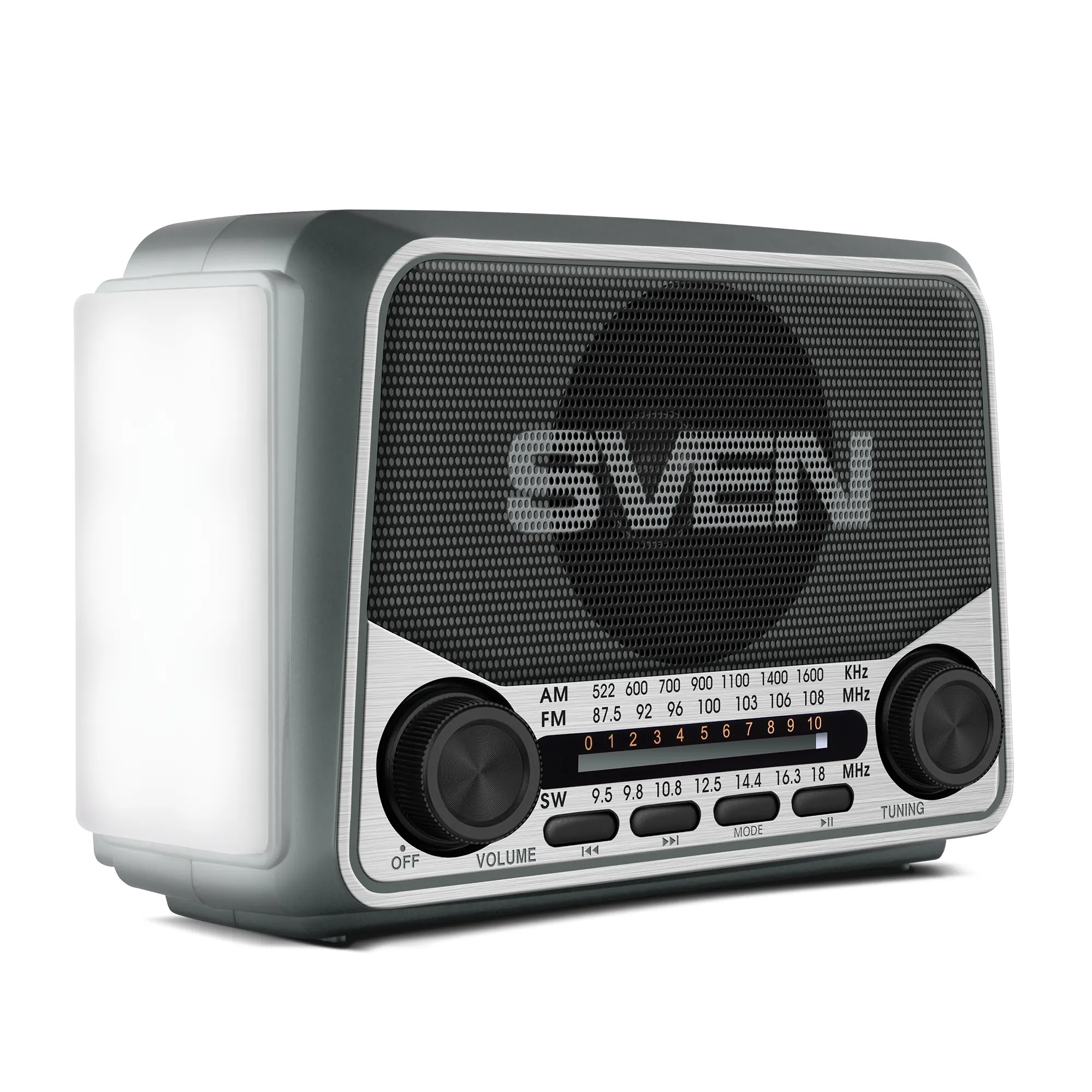 Boxa portabila SVEN SRP-150, Gray / 3W / Bluetooth / FM/AM/SW Radio / USB / microSD
