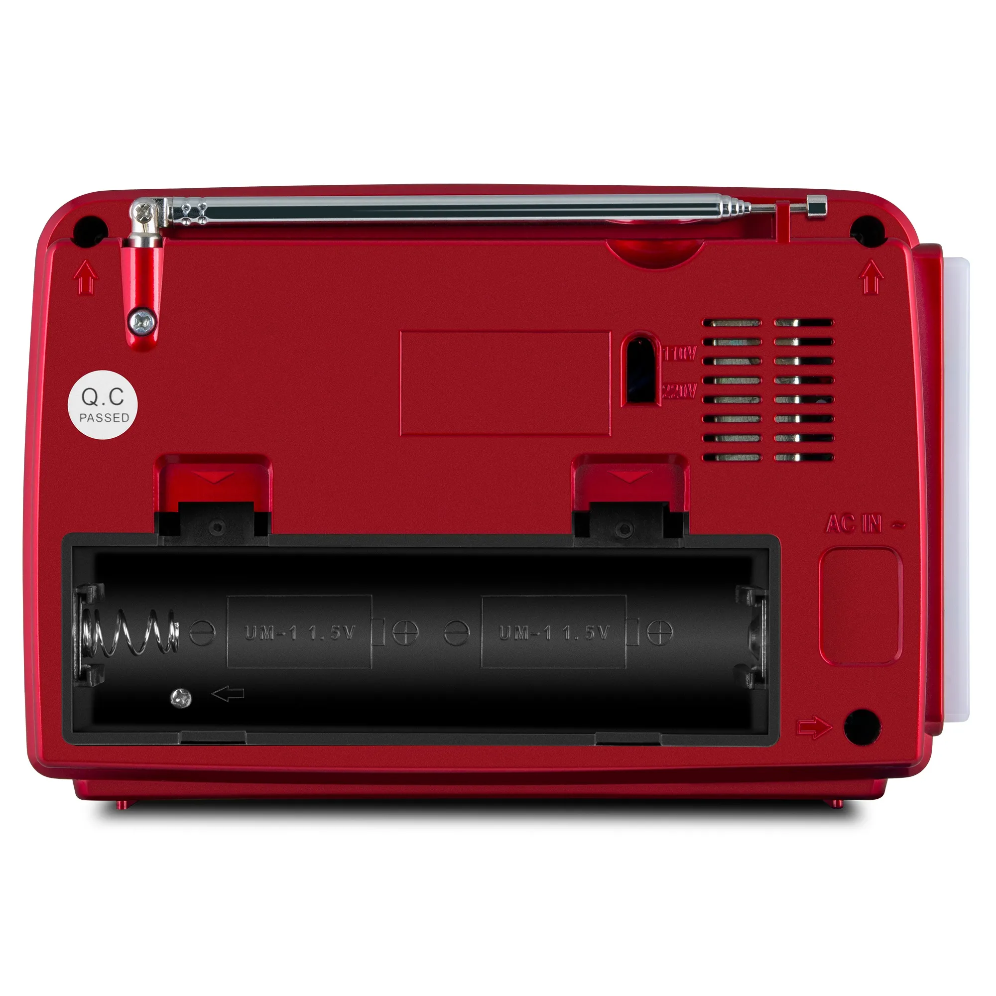 Boxa portabila SVEN SRP-150, Red / 3W / Bluetooth / FM/AM/SW Radio / USB / microSD