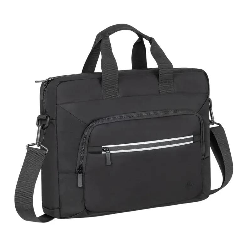 Laptop Bag Rivacase 7521, 14", Eco-Friendly rPET Polyester, Black