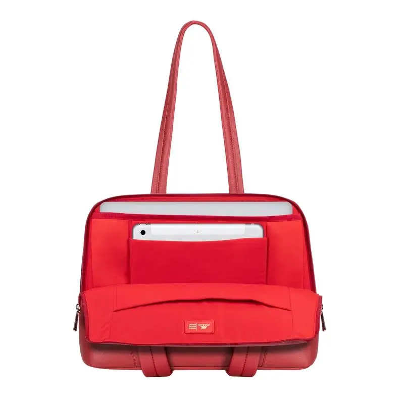 Laptop Bag RivaCase Orly, 14", Polyester, Red