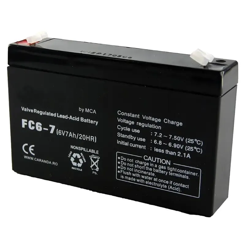 Backup Battery Ultra Power GP, 6V, 7Ah