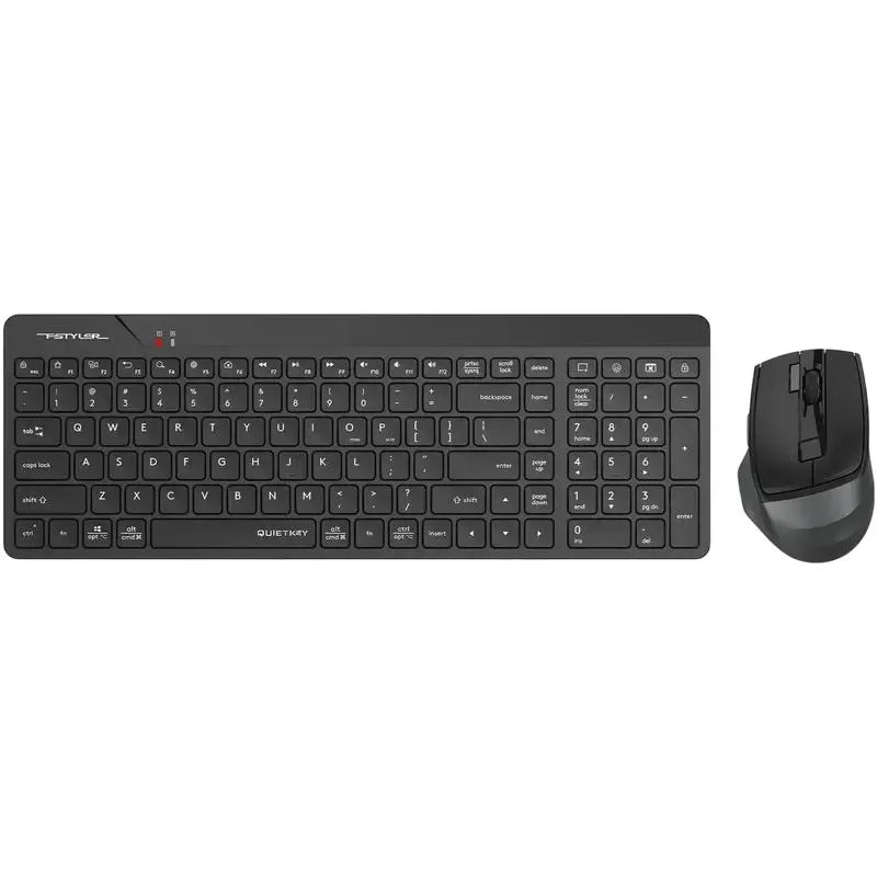 Keyboard & Mouse Kit A4Tech FG2400 Air2, Wireless, Black