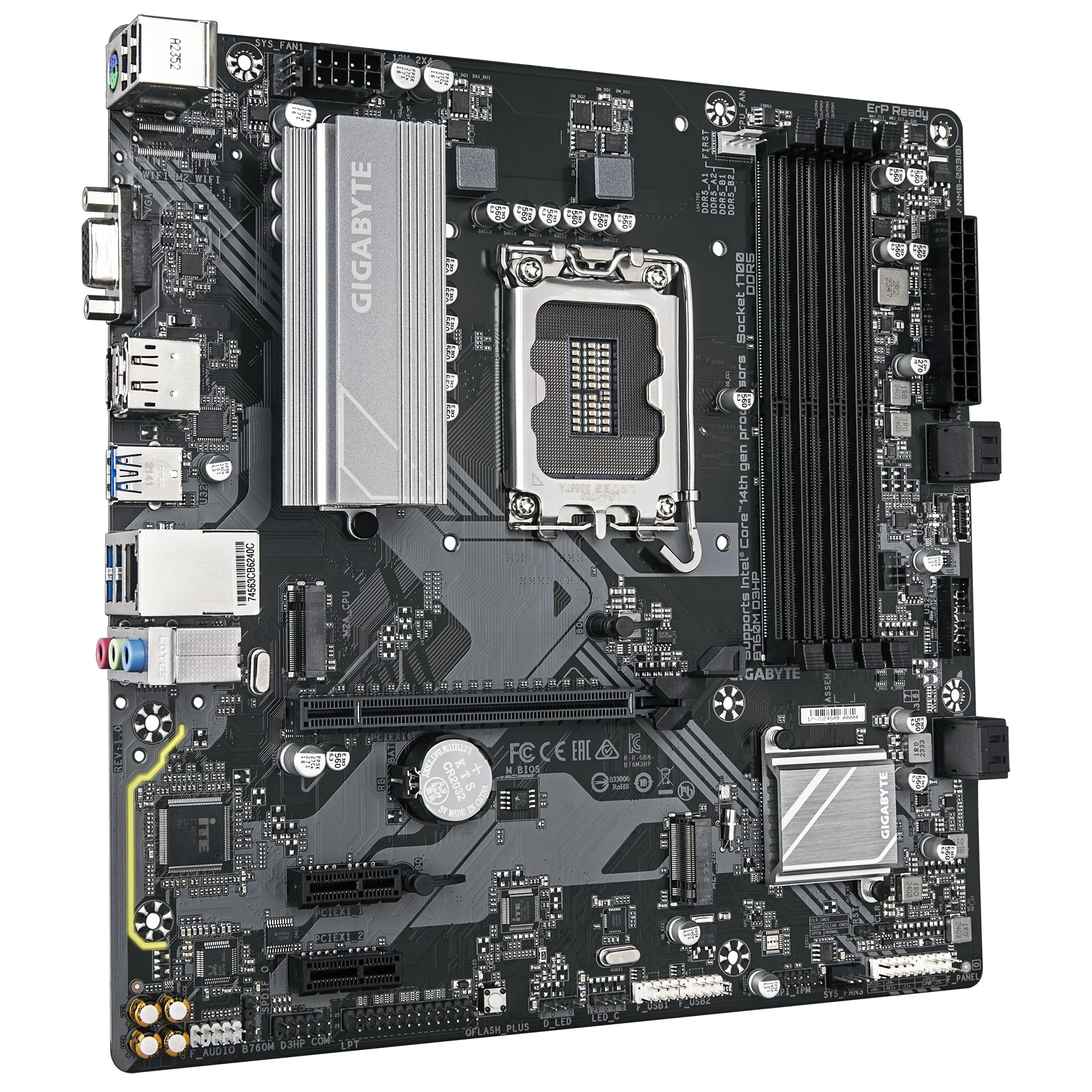 Placa de baza GIGABYTE B760M D3HP / 1700 / B760 / DDR5 / mATX