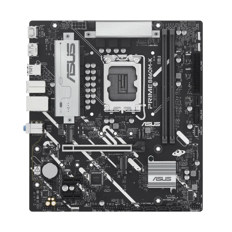 Placa de baza ASUS PRIME B860M-K/ 1851/ B860/ DDR5/ mATX