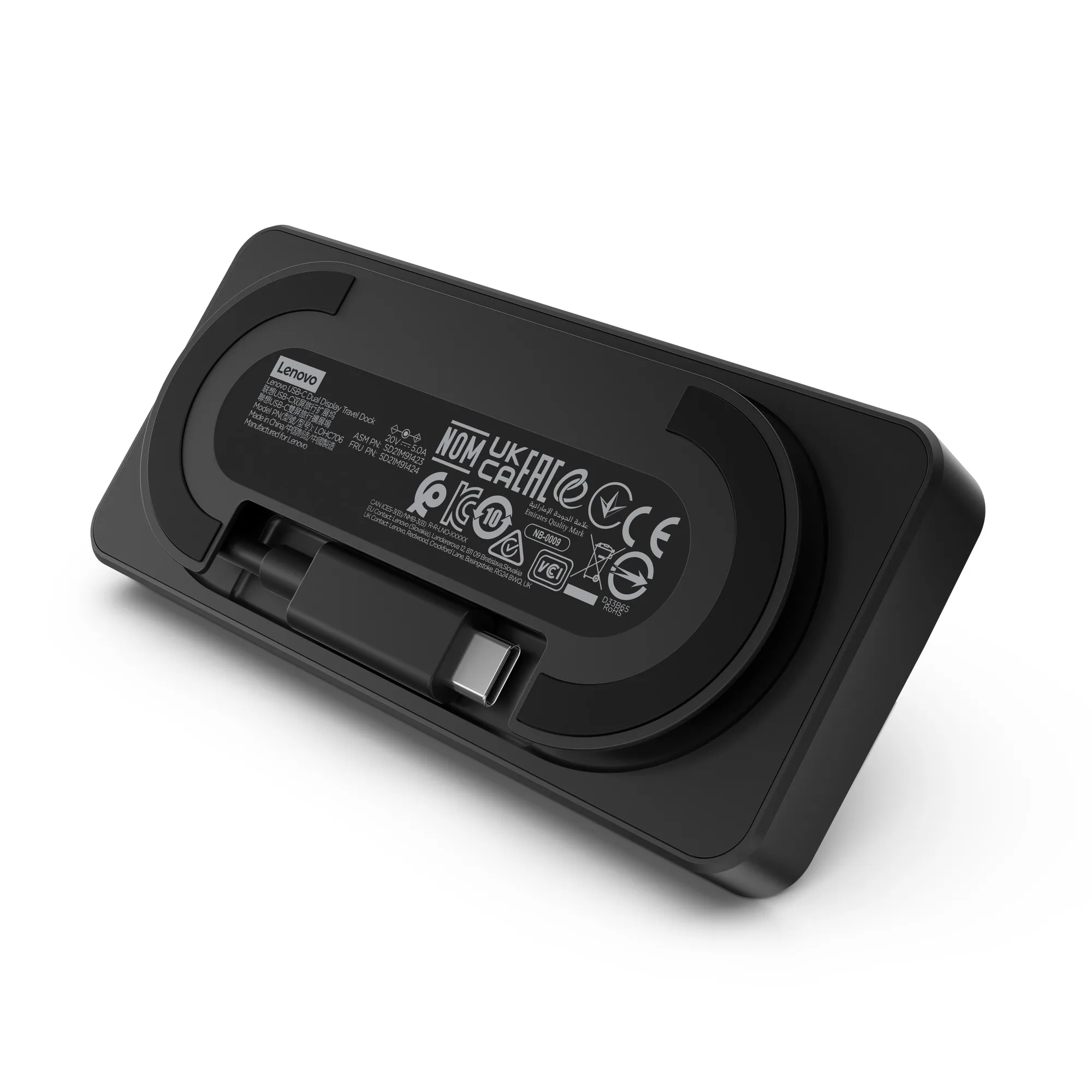 Lenovo USB-C Dual Display Travel Dock