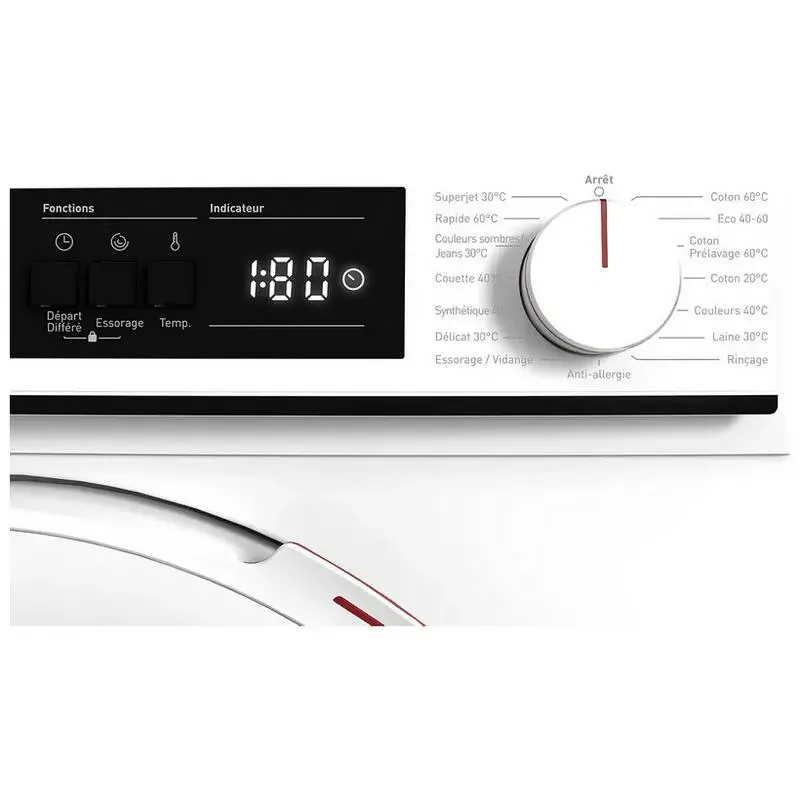 Washing machine Sharp ES-NFA014DWNA-EE, 10kg, White