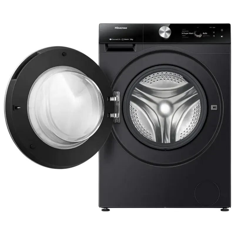 Washing machine Hisense WF7S1247BB, 12kg, Black